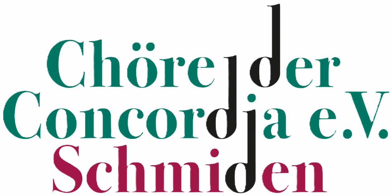 Logo Chöre der Concordia-Transparent